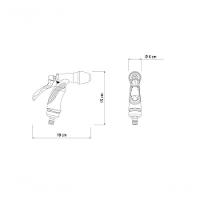 Hidropistola Para Engate Rápido Tramontina Com Jato Controlável - 5