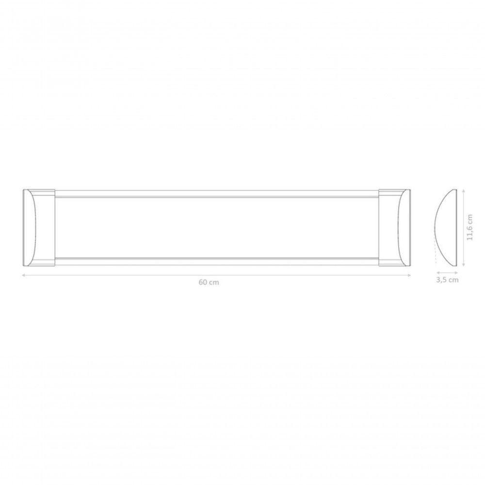 Luminária Led Tramontina De Sobrepor 1600 Lm 18 W Bivolt 3000 K Luz Amarela - 2