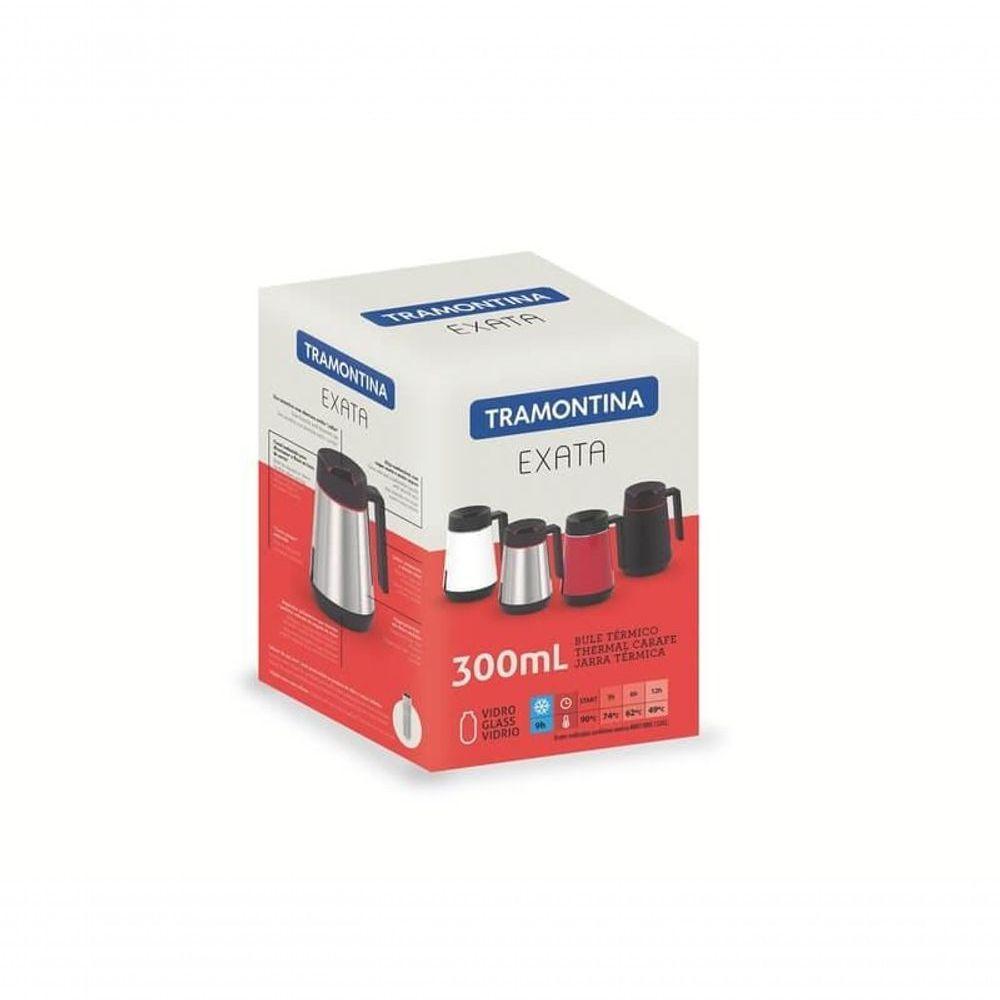 Bule Térmico Tramontina Exata Preto Em Aço Inox 300ml - 4