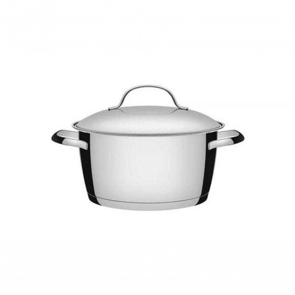 Caçarola Funda 22cm Tramontina Allegra Em Aço Inox - 1