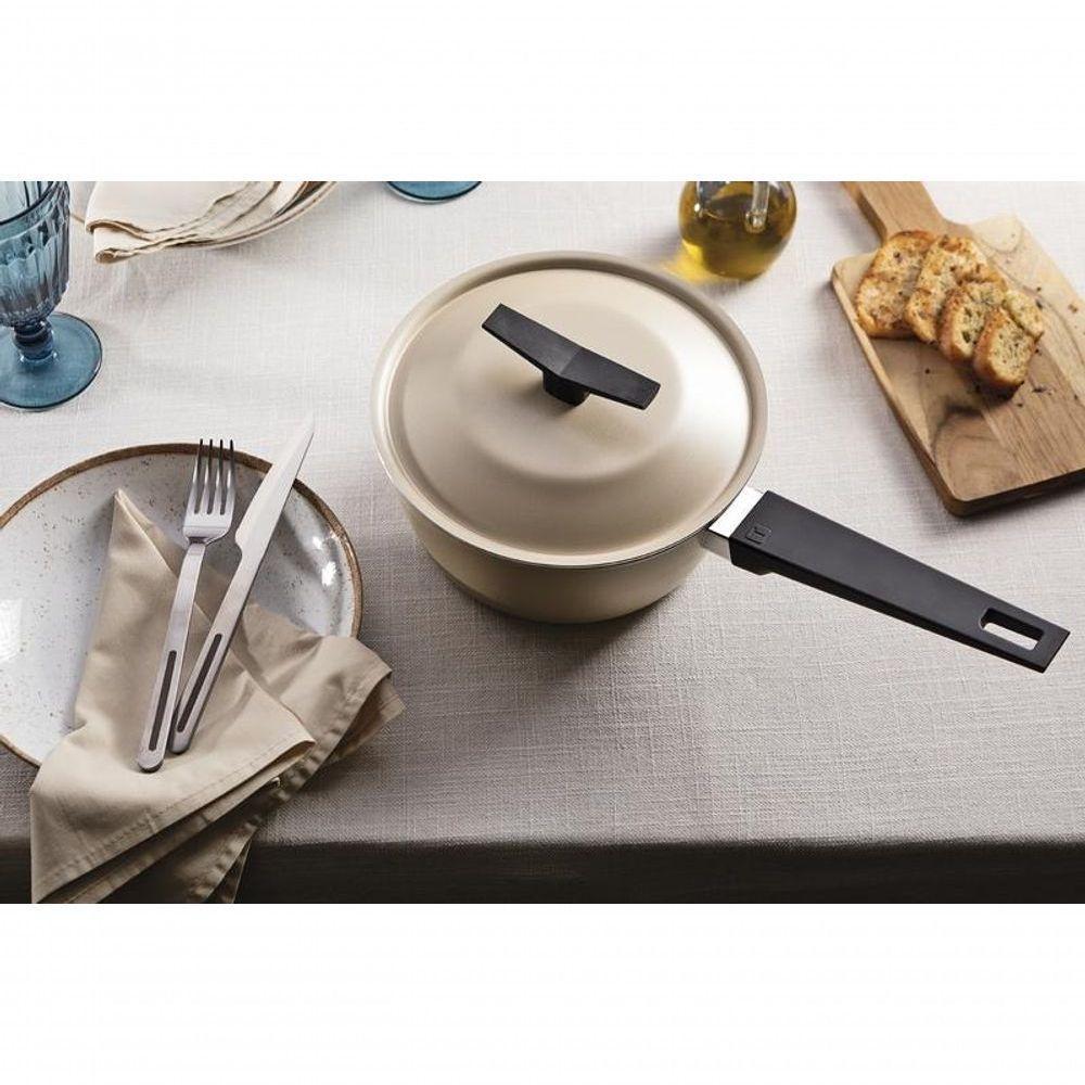 Panela Tramontina Spezia Induction Areia Em Alumínio Com Revestimento Em Antiaderente 18 Cm - 2