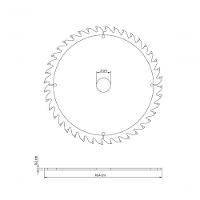 Disco De Corte Tramontina 7.1-4" 36 Dentes Master Para Serra Circular - 2
