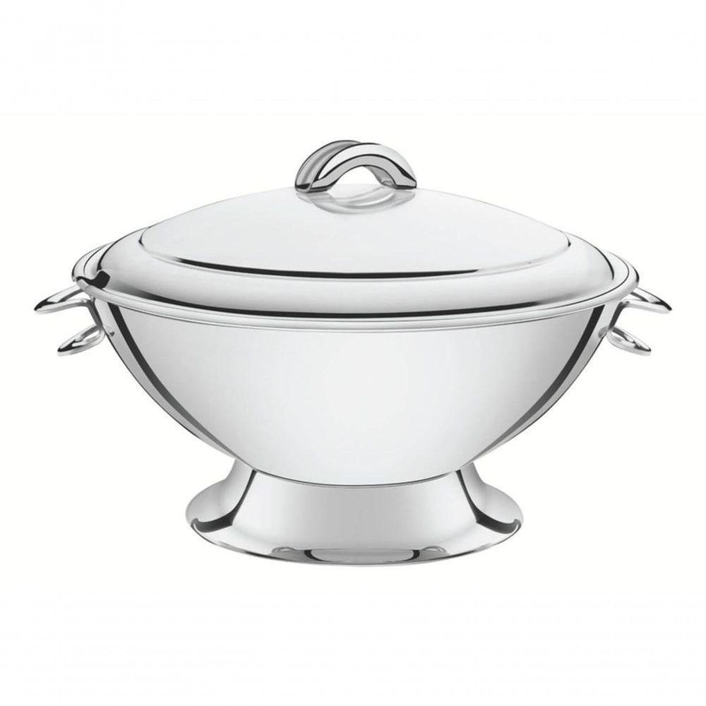 Sopeira Com Tampa Tramontina Service 24cm Em Aço Inox - 1