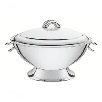 Sopeira Com Tampa Tramontina Service 24cm Em Aço Inox - 1