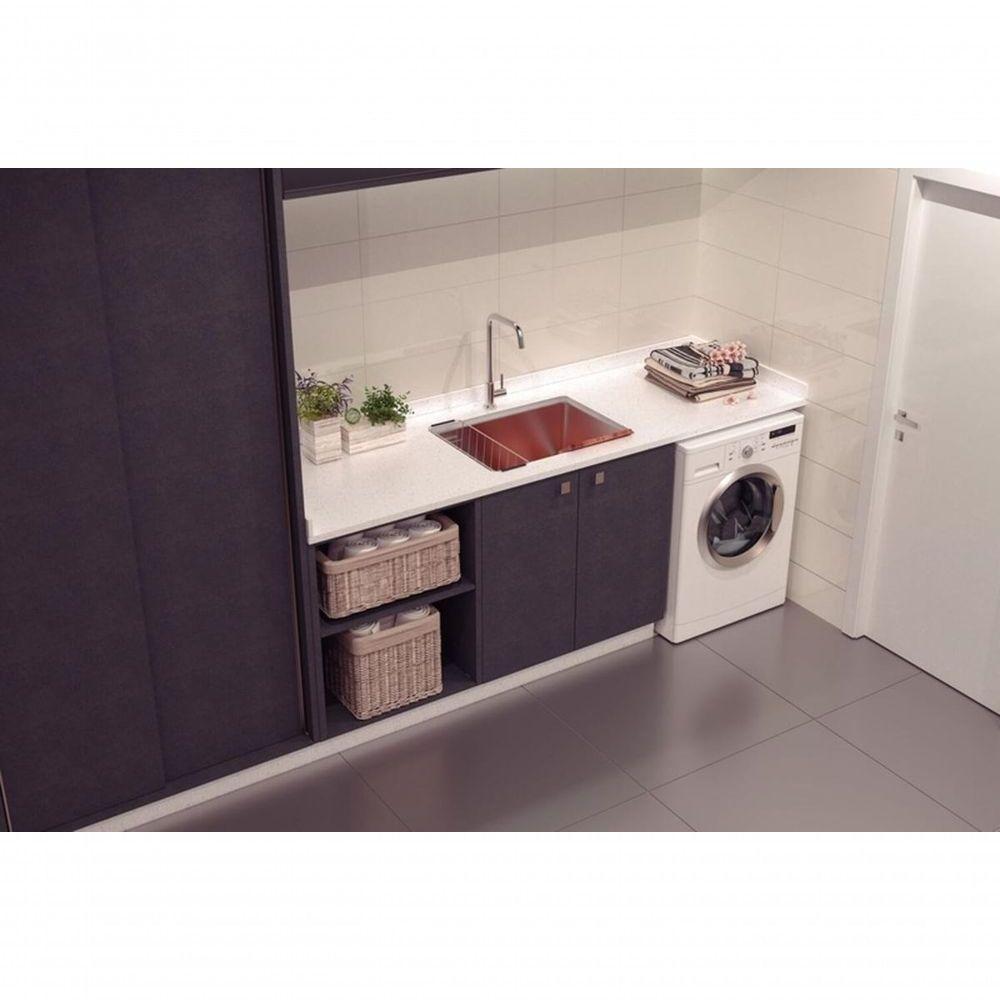 Tanque De Embutir Tramontina Jumbo Em Aço Inox 108 L 70x50cm - 3