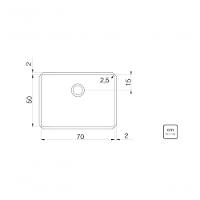 Tanque De Embutir Tramontina Jumbo Em Aço Inox 108 L 70x50cm - 2