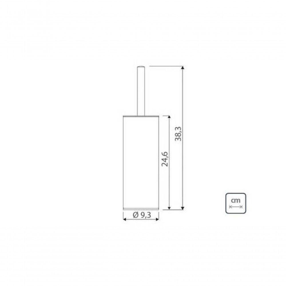 Escova Para Banheiro Tramontina Em Aço Inox Com Acabamento Acetinado - 5