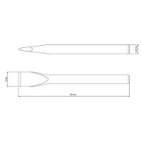 Talhadeira Redonda Tramontina Master 12" Com Corpo Em Aço Especial - 3