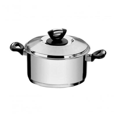 Caçarola Funda Tramontina Solar Baquelite Aço Inox 24cm