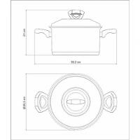 Caçarola Funda Tramontina Solar Baquelite Aço Inox 24cm - 2