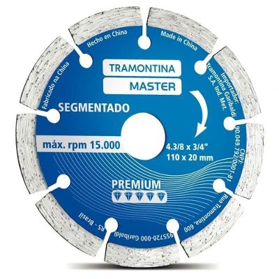 Disco Diamantado Segmentado Tramontina 4.3-8" Master Premium