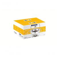 Rechaud Tramontina Redondo Em Inox Banho Maria Com Suporte Para Tampa E Fogareiro 4,3 L - 4