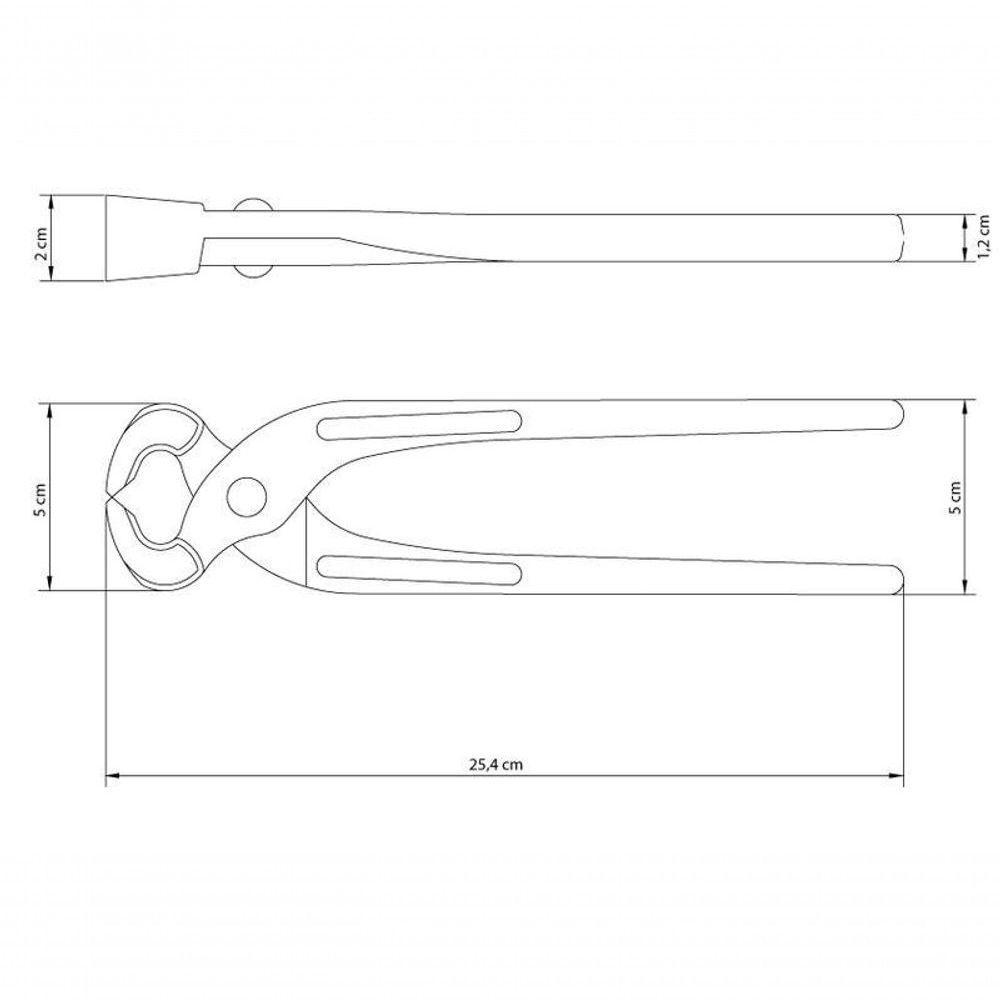 Torquês Carpinteiro Tramontina Master 10" Com Pintura Eletrostática - 2