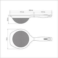 Peneira Tramontina Verano 13cm ônix - 2