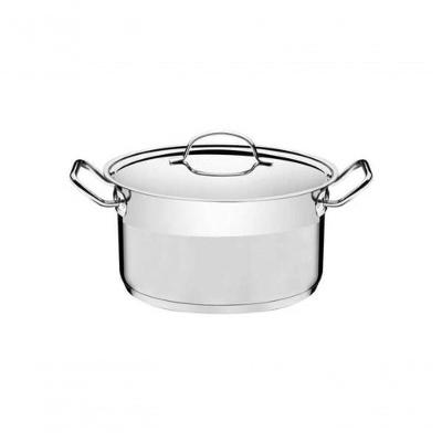 Caçarola Funda Tramontina Professional 20cm Em Aço Inox Com Detalhe Satinado