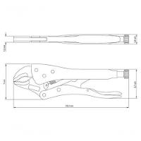 Alicate De Pressão Tramontina Master 10" Com Mordente Curvo - 4
