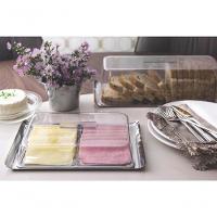 Porta Frios Tramontina Quadrata Aço Inox Com Cúpula Transparente - 3