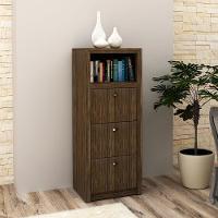 Gaveteiro Para Pasta Suspensa Com 3 Gavetas Cr25026 Nogal - 1