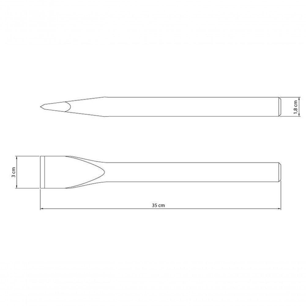 Talhadeira Redonda Tramontina Master 14" Com Corpo Em Aço Especial - 4