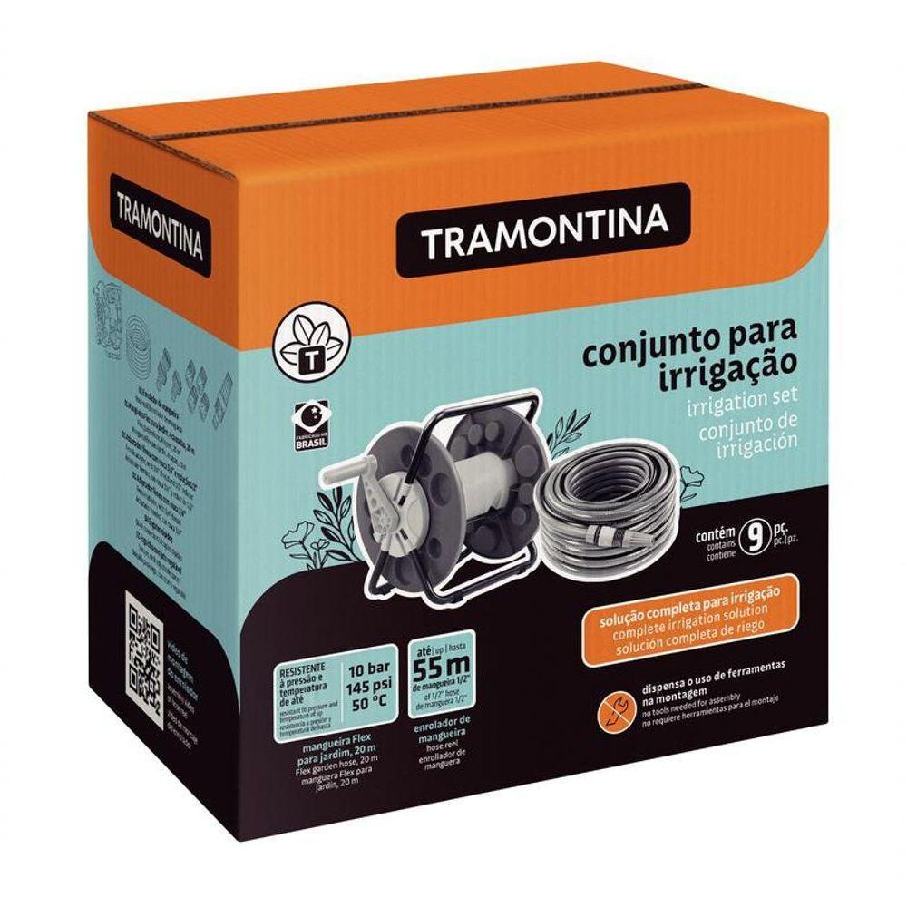 Conjunto Para Irrigação Tramontina Com Enrolador De Mangueira 9 Peças - 3