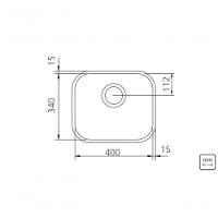 Cuba De Embutir Tramontina Lavínia 40 Bl Em Inox Alto Brilho Sem Escape 40x34cm - 3