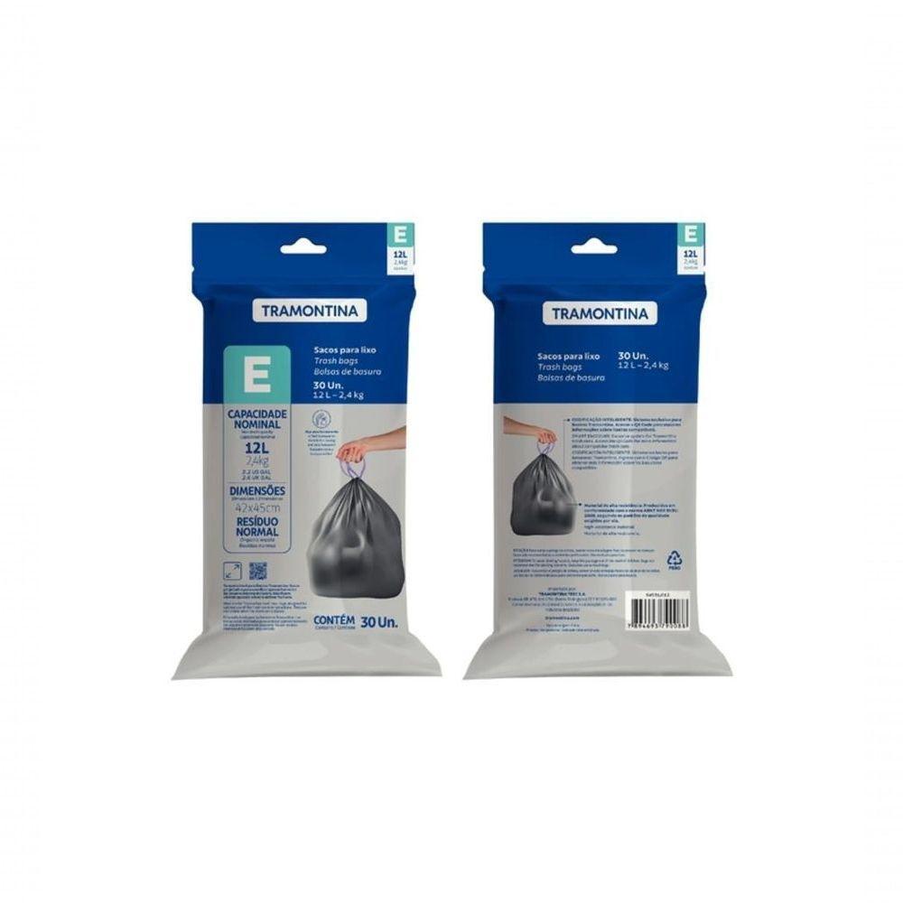 Saco Plástico De Lixo 12 L (e) Para Lixeiras Tramontina - 1