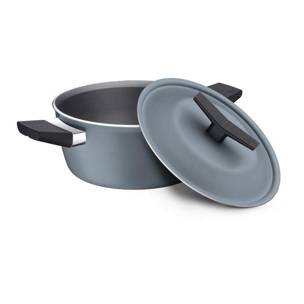 Caçarola Tramontina Spezia Induction Azul Ardósia Em Alumínio Com Revestimento Antiaderente 20cm - 3