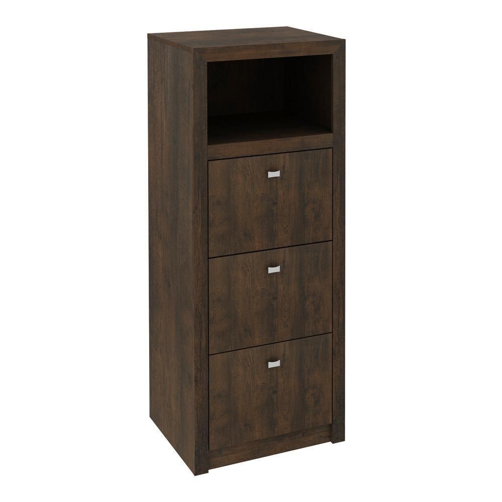 Gaveteiro Para Pasta Suspensa Com 3 Gavetas Cr25026 Rustico - 2