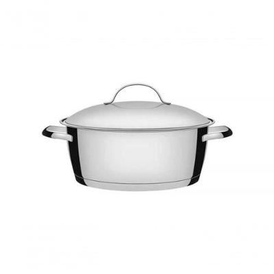 Caçarola Rasa 24cm Tramontina Allegra Aço Inox