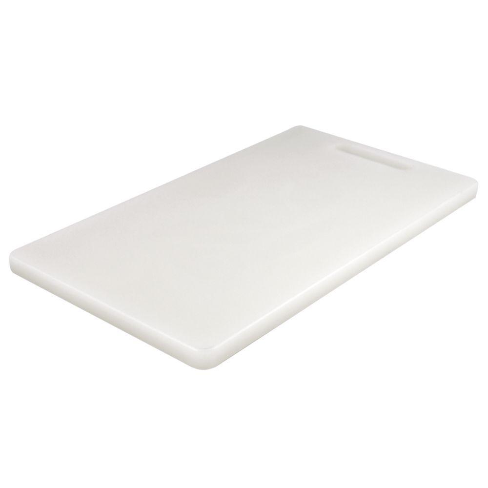Tabua De Corte Grande Em Poliestireno Bpa Free - Plasvale Branco - 1