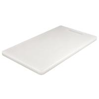 Tabua De Corte Grande Em Poliestireno Bpa Free - Plasvale Branco - 1