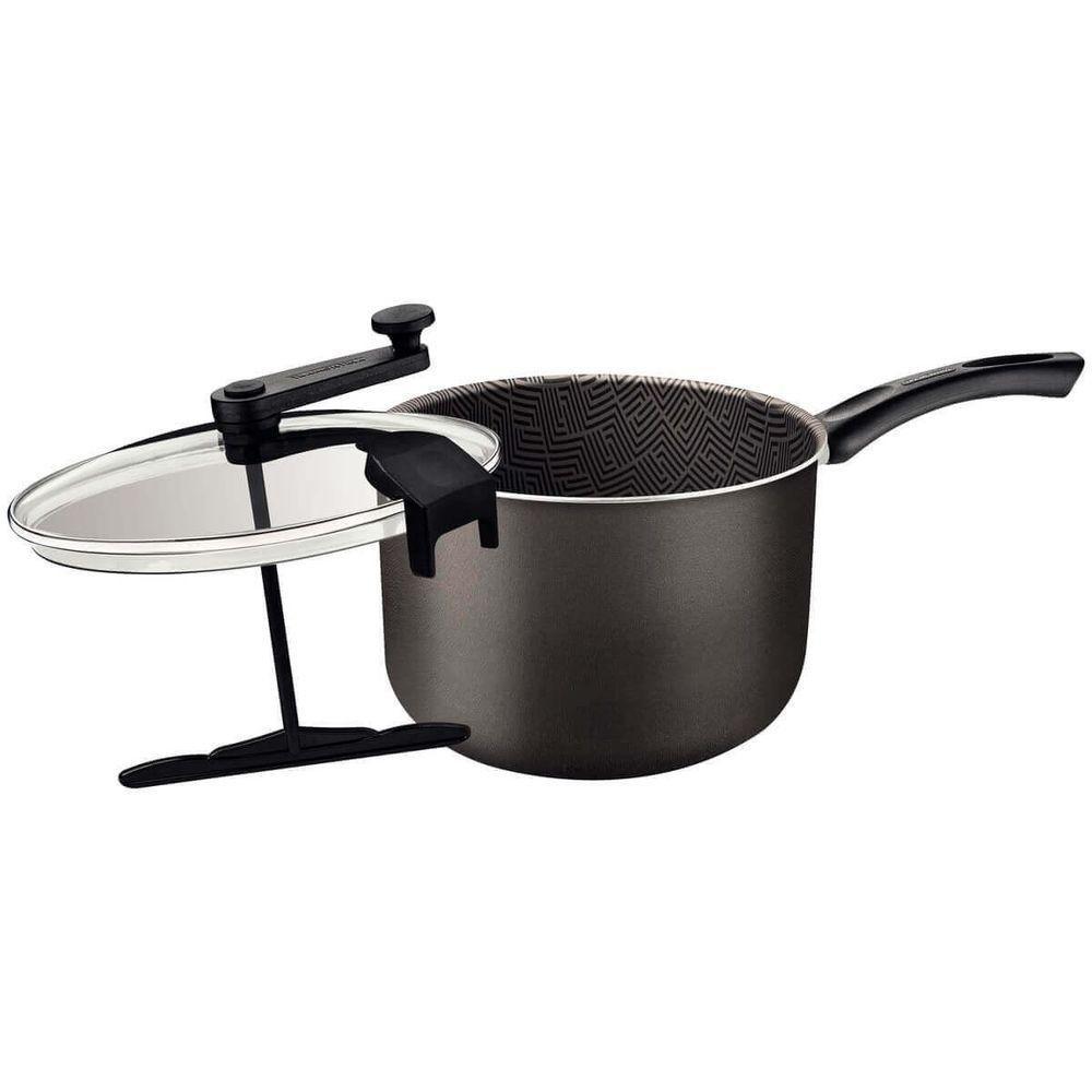 Pipoqueira Tramontina Paris 22cm Em Alumínio Com Revestimento Antiaderente Chumbo - 4