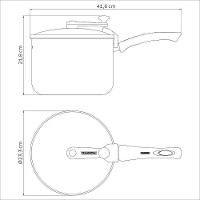 Pipoqueira Tramontina Paris 22cm Em Alumínio Com Revestimento Antiaderente Chumbo - 5