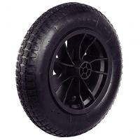 Roda Plástica Para Carrinho De Mão Tramontina Pneu Com Câmara 3.25-8" E Bucha - 1