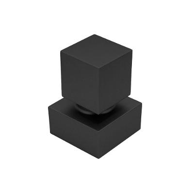 Acabamento De Registro Quadrado Padrão Deca 16 Estrias Preto Black Fosco Luxo
