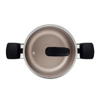 Caçarola Tramontina Milazzo Alumínio 24cm Com Revestimento Antiaderente Starflon Max Amêndoa