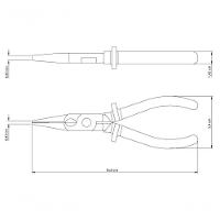 Alicate Bico Chato Isolado Tramontina 6" 1000 V Master - 2