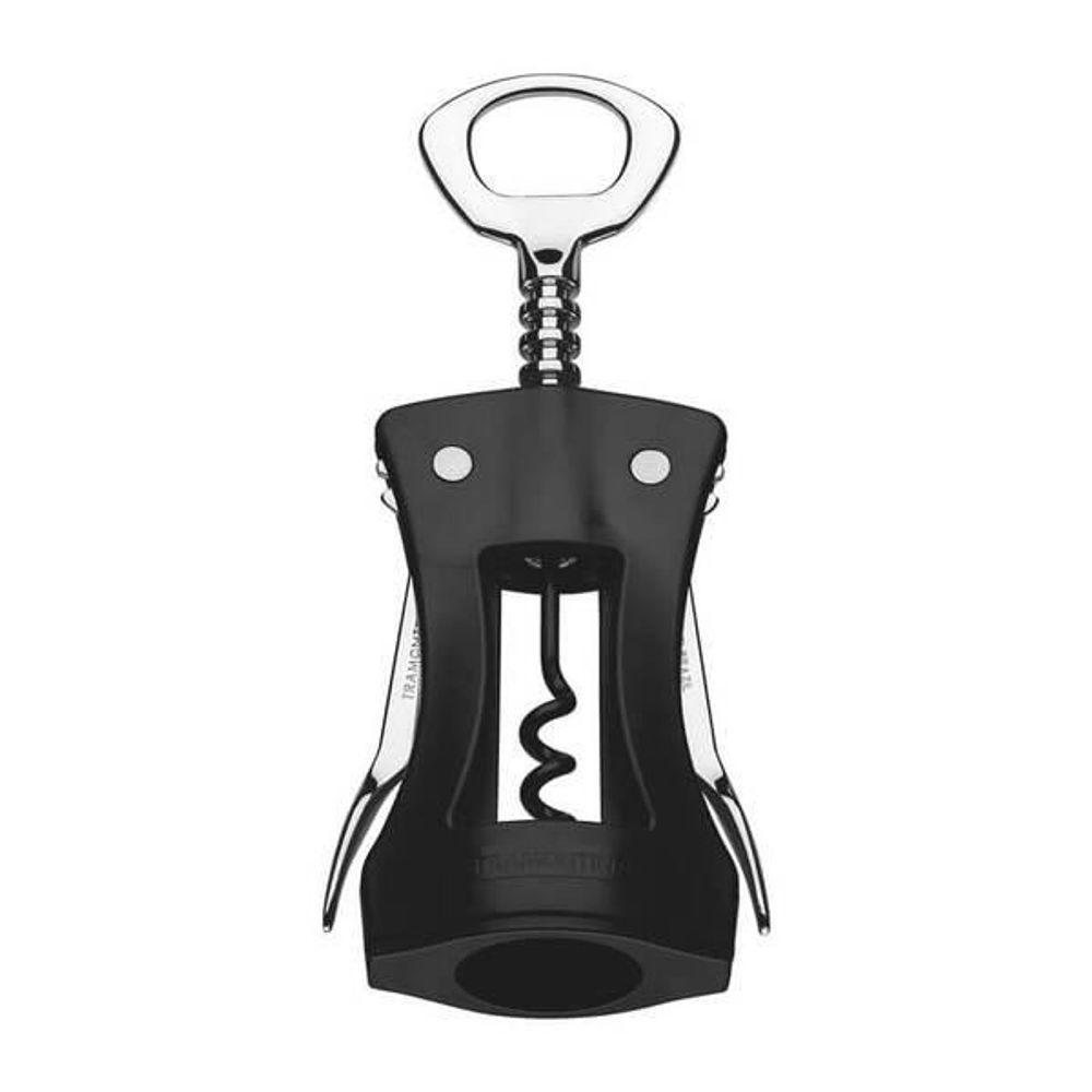 Saca Rolhas Tramontina Harmoniza Com Corpo Em Abs Preto - 1