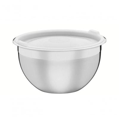 Recipiente Tramontina Cucina Em Inox Com Tampa Plástica Preparar E Servir 28cm 8,3 Litros