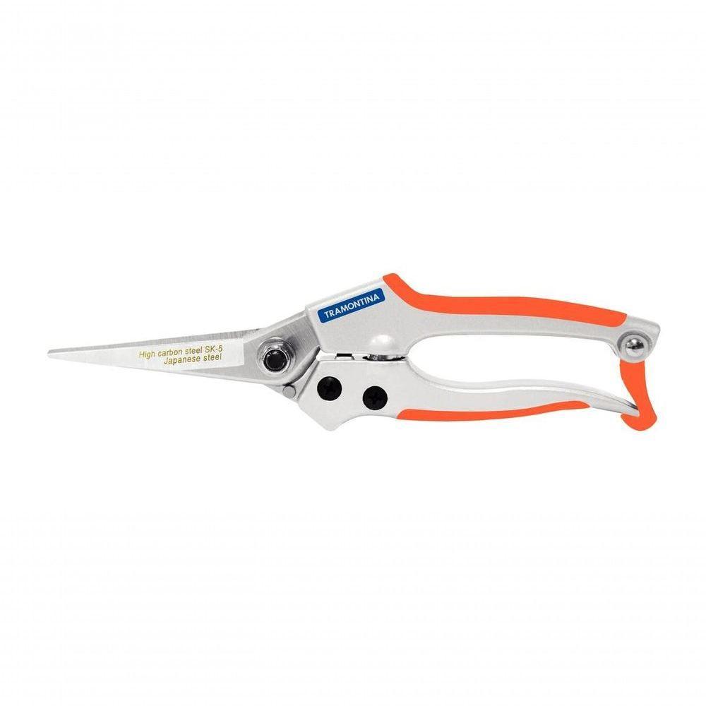 Tesoura Para Frutas Profissional Tramontina Aço Com Cabo Emborrachado - 1