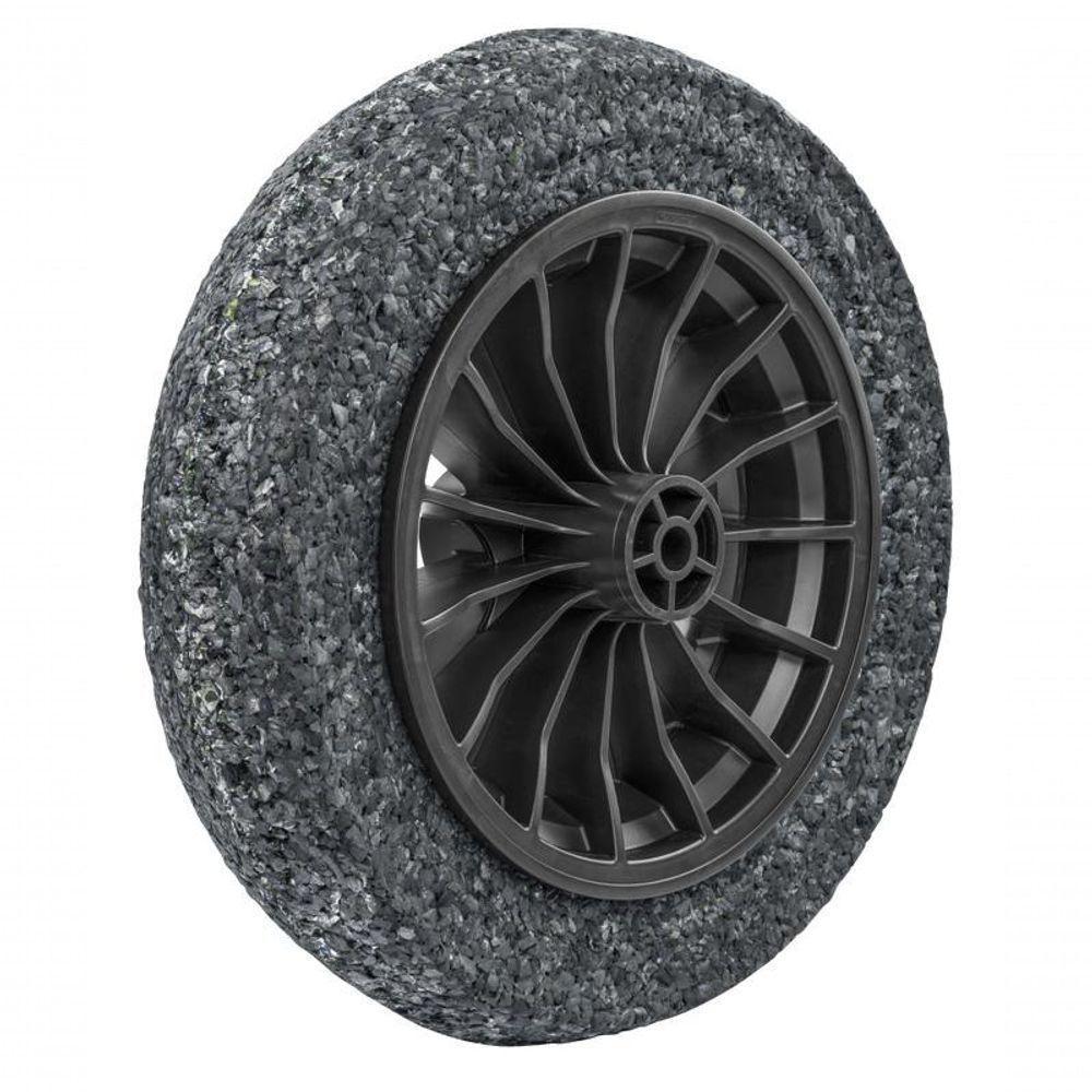 Roda Plástica 8" Para Carrinho De Mão Tramontina Com Pneu Maciço Em Borracha Macia - 1