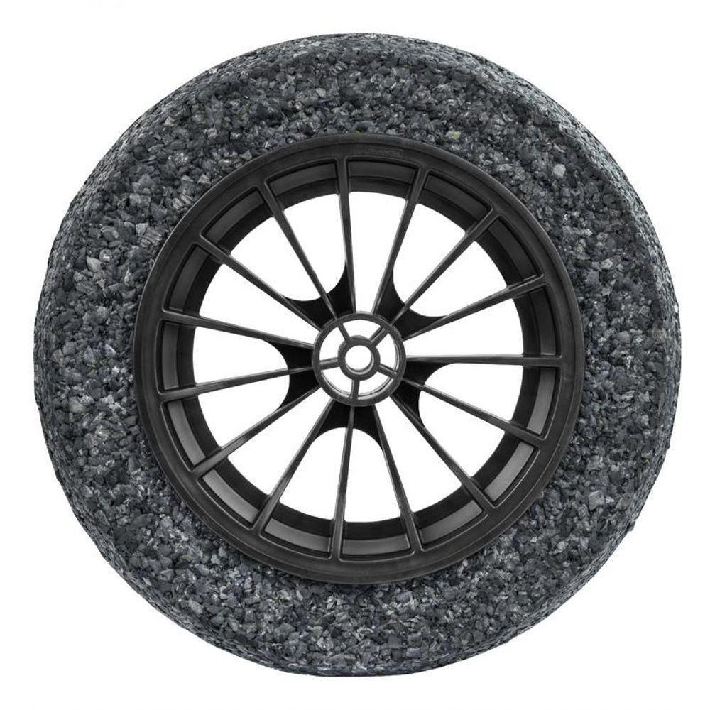 Roda Plástica 8" Para Carrinho De Mão Tramontina Com Pneu Maciço Em Borracha Macia - 2