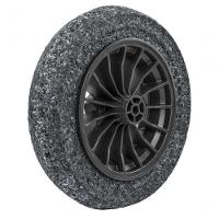 Roda Plástica 8" Para Carrinho De Mão Tramontina Com Pneu Maciço Em Borracha Macia - 1