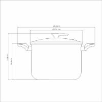 Caldeirão Tramontina Milazzo Alumínio 26cm Com Revestimento Antiaderente Starflon Max Amêndoa - 5