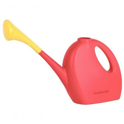 Regador Para Jardim Tramontina Rosa Em Plástico 2 Litros