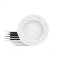 Conjunto De Pratos Fundos Tramontina Ingrid Em Porcelana 23cm - 1