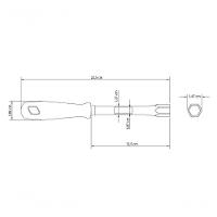 Chave Canhão Tramontina Master 10mm Com Haste Tubular - 2