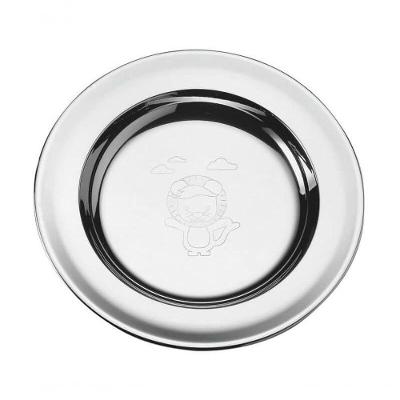 Prato Infantil Tramontina Baby Friends 23cm Em Aço Inox