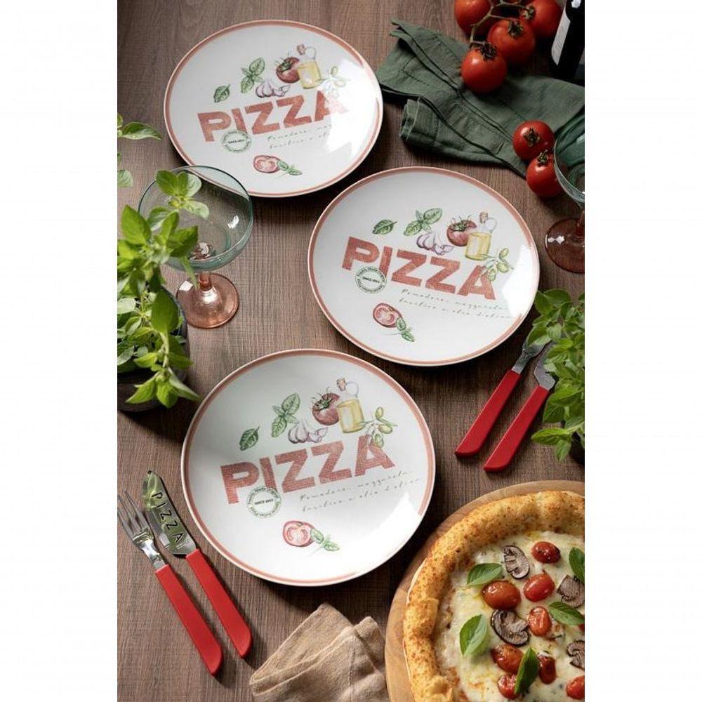 Prato Raso Tramontina Milano 25cm Em Porcelana Decorada - 2