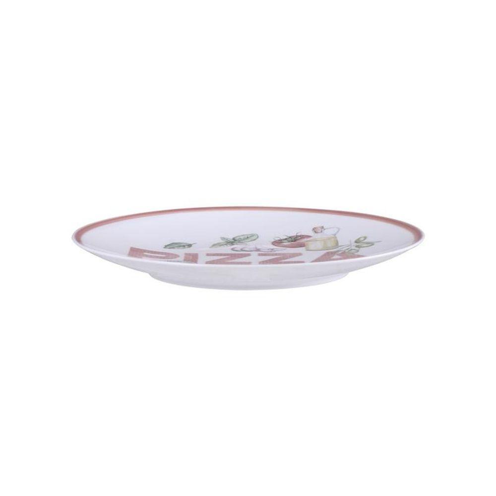 Prato Raso Tramontina Milano 25cm Em Porcelana Decorada - 3